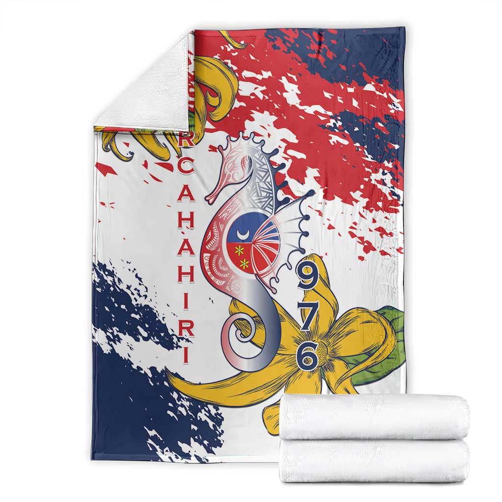 Ra Hachiri 976 Blanket Mayotte Map With Ylang Ylang