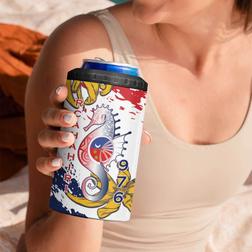 Ra Hachiri 976 4 in 1 Can Cooler Tumbler Mayotte Map With Ylang Ylang