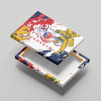 Ra Hachiri 976 Canvas Wall Art Mayotte Map With Ylang Ylang