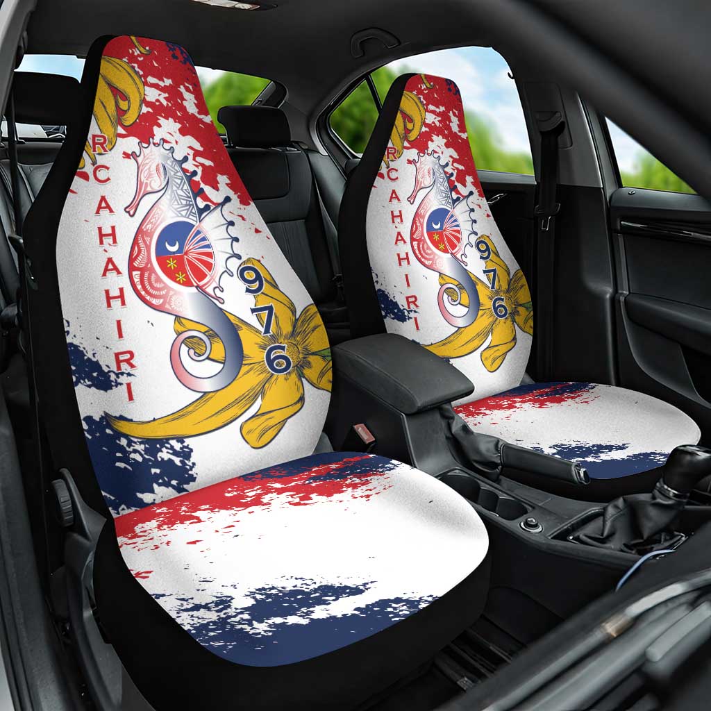 Ra Hachiri 976 Car Seat Cover Mayotte Map With Ylang Ylang