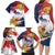 Ra Hachiri 976 Family Matching Long Sleeve Bodycon Dress and Hawaiian Shirt Mayotte Map With Ylang Ylang