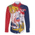 Ra Hachiri 976 Family Matching Long Sleeve Bodycon Dress and Hawaiian Shirt Mayotte Map With Ylang Ylang