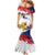 Ra Hachiri 976 Family Matching Mermaid Dress and Hawaiian Shirt Mayotte Map With Ylang Ylang