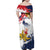 Ra Hachiri 976 Family Matching Off Shoulder Maxi Dress and Hawaiian Shirt Mayotte Map With Ylang Ylang