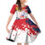 Ra Hachiri 976 Family Matching Off Shoulder Short Dress and Hawaiian Shirt Mayotte Map With Ylang Ylang