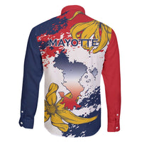 Ra Hachiri 976 Family Matching Puletasi and Hawaiian Shirt Mayotte Map With Ylang Ylang