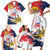 Ra Hachiri 976 Family Matching Short Sleeve Bodycon Dress and Hawaiian Shirt Mayotte Map With Ylang Ylang