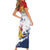 Ra Hachiri 976 Family Matching Short Sleeve Bodycon Dress and Hawaiian Shirt Mayotte Map With Ylang Ylang