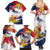 Ra Hachiri 976 Family Matching Summer Maxi Dress and Hawaiian Shirt Mayotte Map With Ylang Ylang