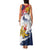 Ra Hachiri 976 Family Matching Tank Maxi Dress and Hawaiian Shirt Mayotte Map With Ylang Ylang