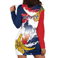 Ra Hachiri 976 Hoodie Dress Mayotte Map With Ylang Ylang