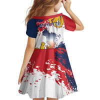 Ra Hachiri 976 Kid Short Sleeve Dress Mayotte Map With Ylang Ylang