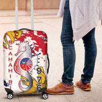 Ra Hachiri 976 Luggage Cover Mayotte Map With Ylang Ylang