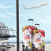 Ra Hachiri 976 Luggage Cover Mayotte Map With Ylang Ylang