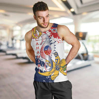 Ra Hachiri 976 Men Tank Top Mayotte Map With Ylang Ylang