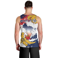 Ra Hachiri 976 Men Tank Top Mayotte Map With Ylang Ylang