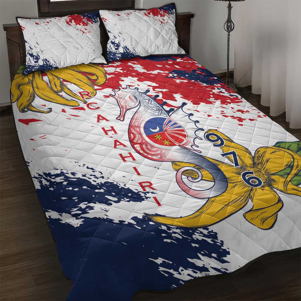 Ra Hachiri 976 Quilt Bed Set Mayotte Map With Ylang Ylang