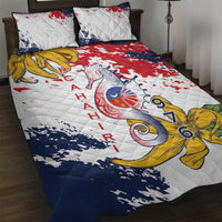Ra Hachiri 976 Quilt Bed Set Mayotte Map With Ylang Ylang