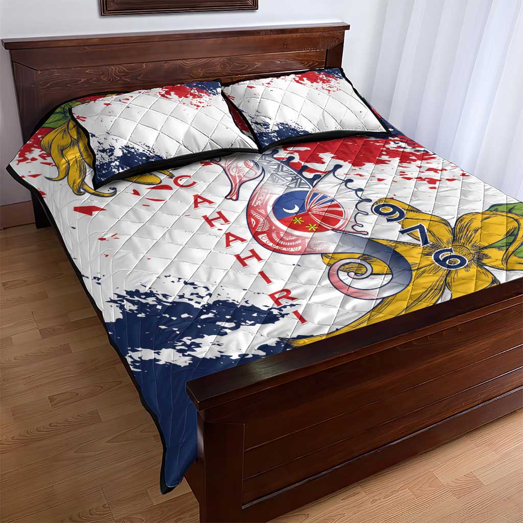 Ra Hachiri 976 Quilt Bed Set Mayotte Map With Ylang Ylang