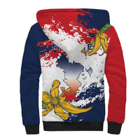 Ra Hachiri 976 Sherpa Hoodie Mayotte Map With Ylang Ylang