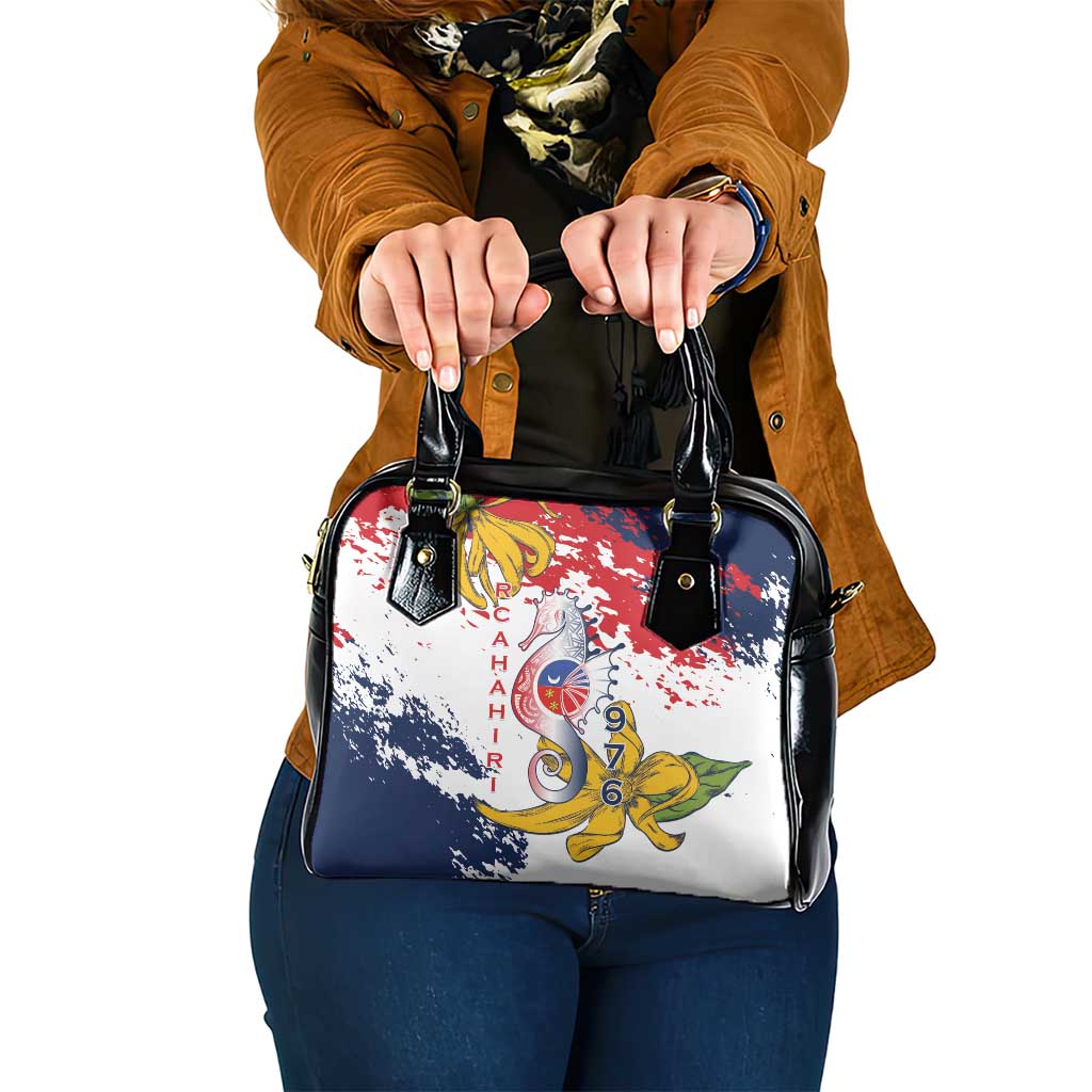 Ra Hachiri 976 Shoulder Handbag Mayotte Map With Ylang Ylang