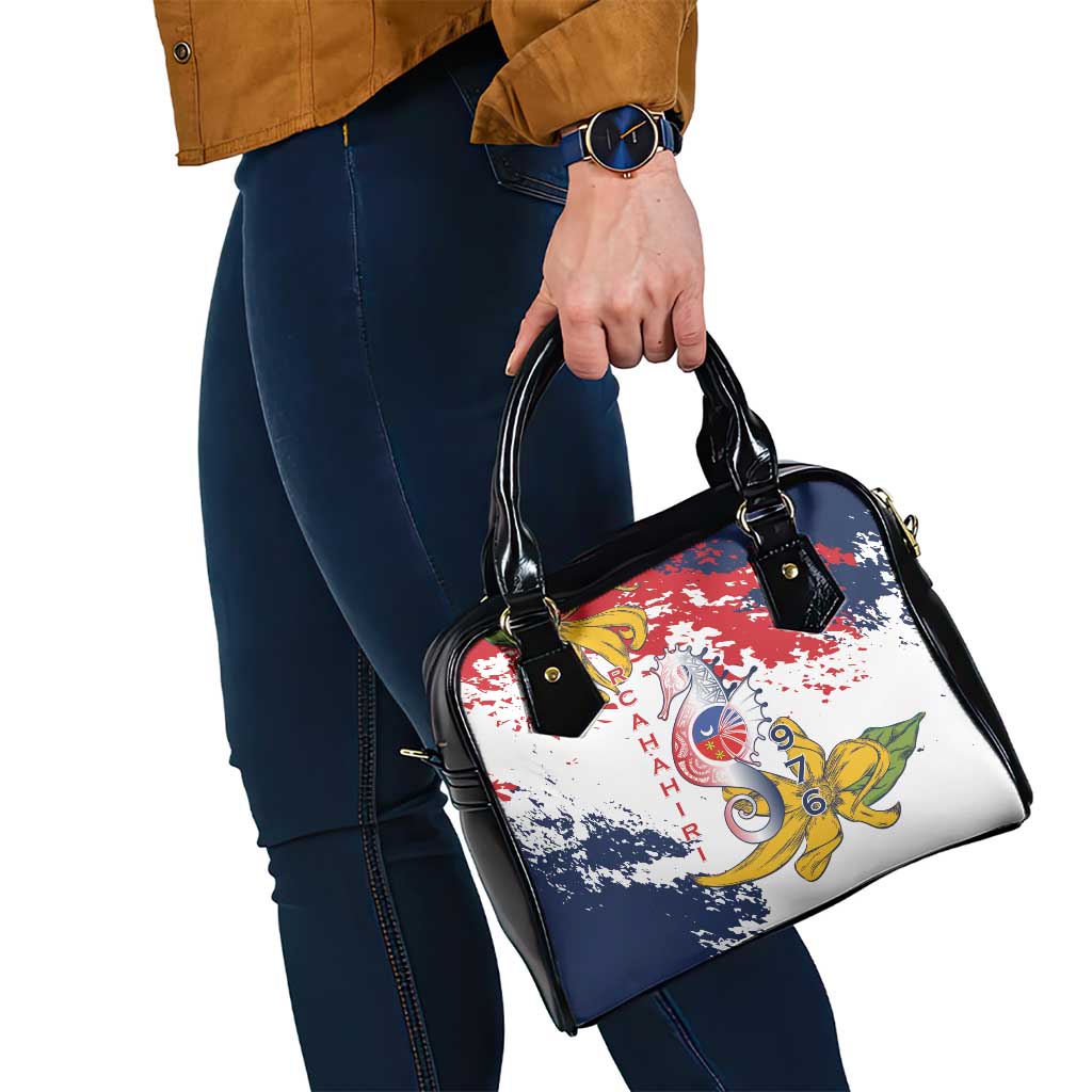 Ra Hachiri 976 Shoulder Handbag Mayotte Map With Ylang Ylang