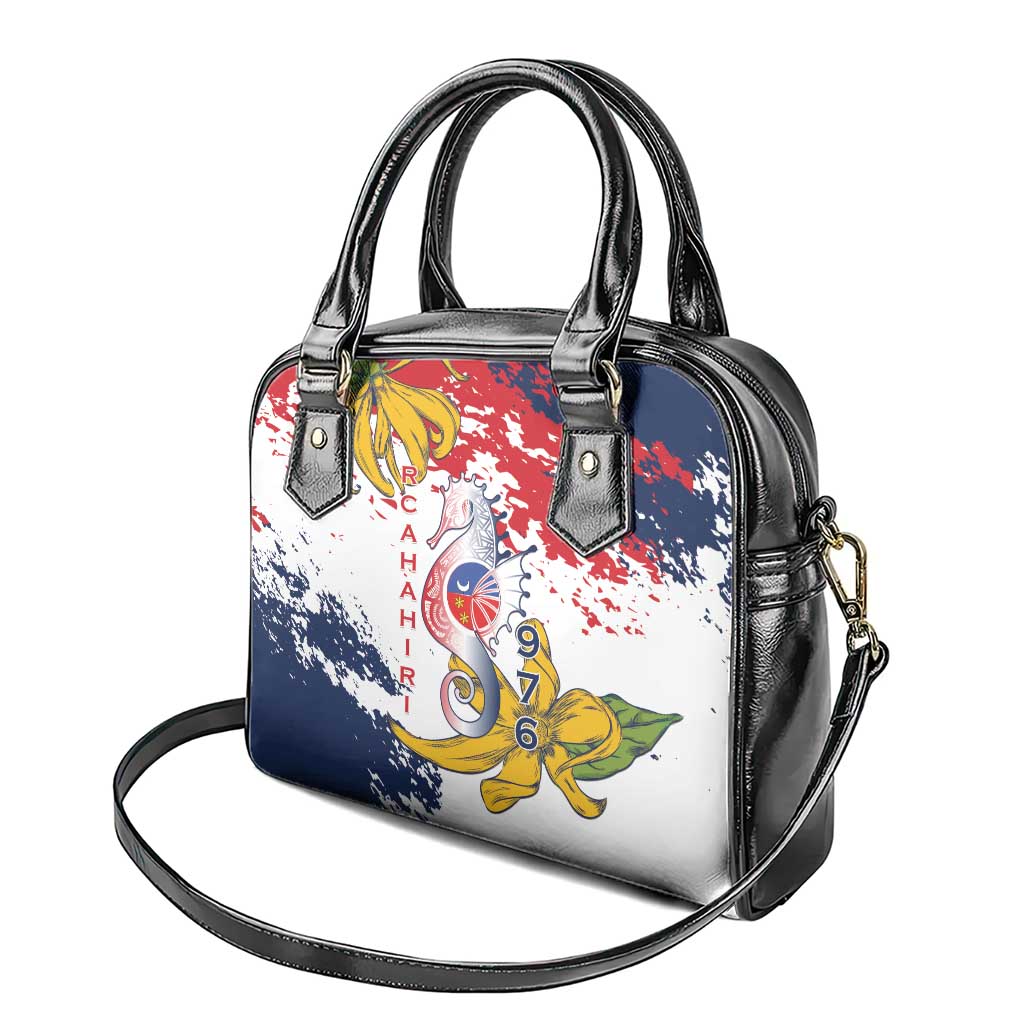 Ra Hachiri 976 Shoulder Handbag Mayotte Map With Ylang Ylang