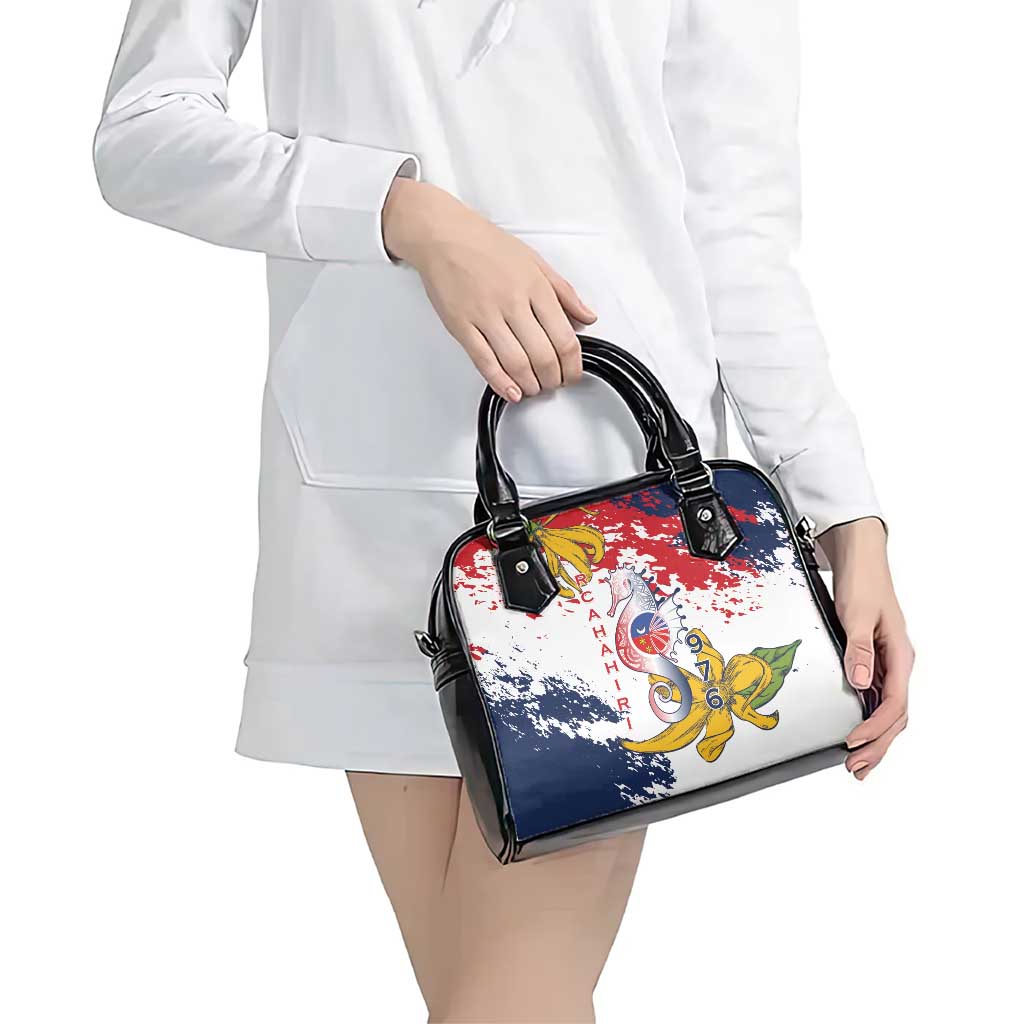 Ra Hachiri 976 Shoulder Handbag Mayotte Map With Ylang Ylang