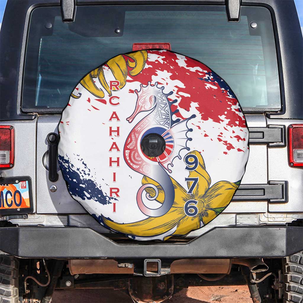 Ra Hachiri 976 Spare Tire Cover Mayotte Map With Ylang Ylang