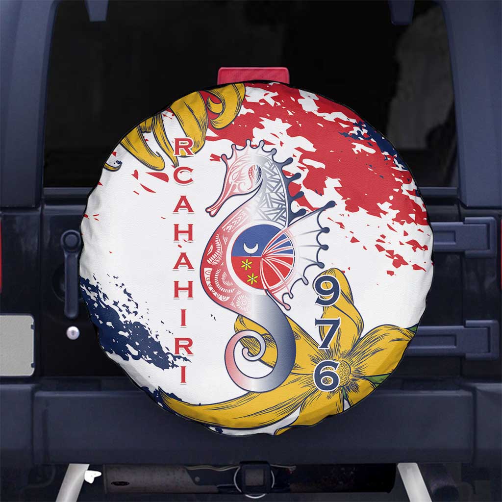 Ra Hachiri 976 Spare Tire Cover Mayotte Map With Ylang Ylang