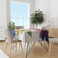 Ra Hachiri 976 Tablecloth Mayotte Map With Ylang Ylang