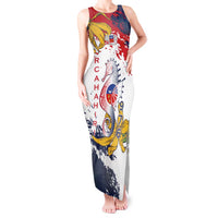 Ra Hachiri 976 Tank Maxi Dress Mayotte Map With Ylang Ylang