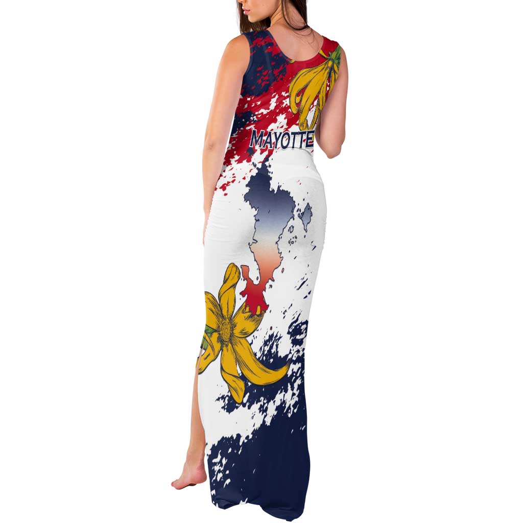 Ra Hachiri 976 Tank Maxi Dress Mayotte Map With Ylang Ylang
