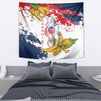 Ra Hachiri 976 Tapestry Mayotte Map With Ylang Ylang