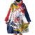 Ra Hachiri 976 Wearable Blanket Hoodie Mayotte Map With Ylang Ylang