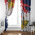 Ra Hachiri 976 Window Curtain Mayotte Map With Ylang Ylang
