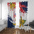 Ra Hachiri 976 Window Curtain Mayotte Map With Ylang Ylang