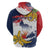 Ra Hachiri 976 Zip Hoodie Mayotte Map With Ylang Ylang
