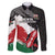 Custom Kenya Rugby Sevens Family Matching Puletasi and Hawaiian Shirt African Pattern - Grunge Style - Wonder Print Shop