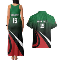 Kenya Rugby Custom Couples Matching Tank Maxi Dress and Hawaiian Shirt Go Simbas - Wonder Print Shop