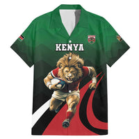 Kenya Rugby Custom Family Matching Mermaid Dress and Hawaiian Shirt Go Simbas - Wonder Print Shop