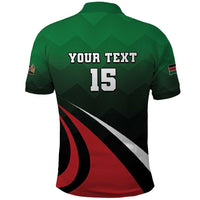 Kenya Rugby Custom Polo Shirt Go Simbas - Wonder Print Shop