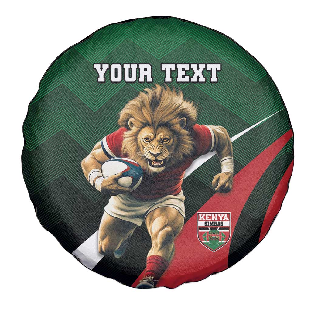 Kenya Rugby Custom Spare Tire Cover Go Simbas - Wonder Print Shop