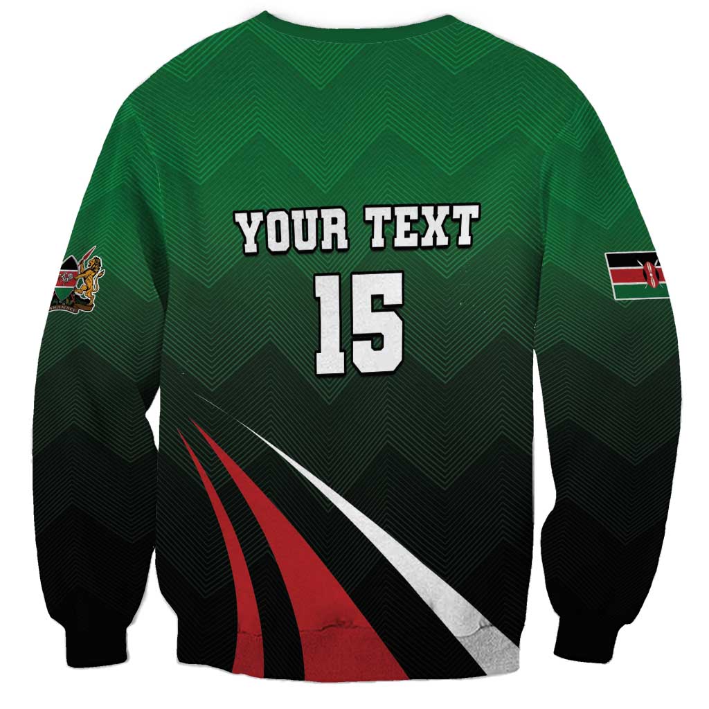 Kenya Rugby Custom Sweatshirt Go Simbas - Wonder Print Shop