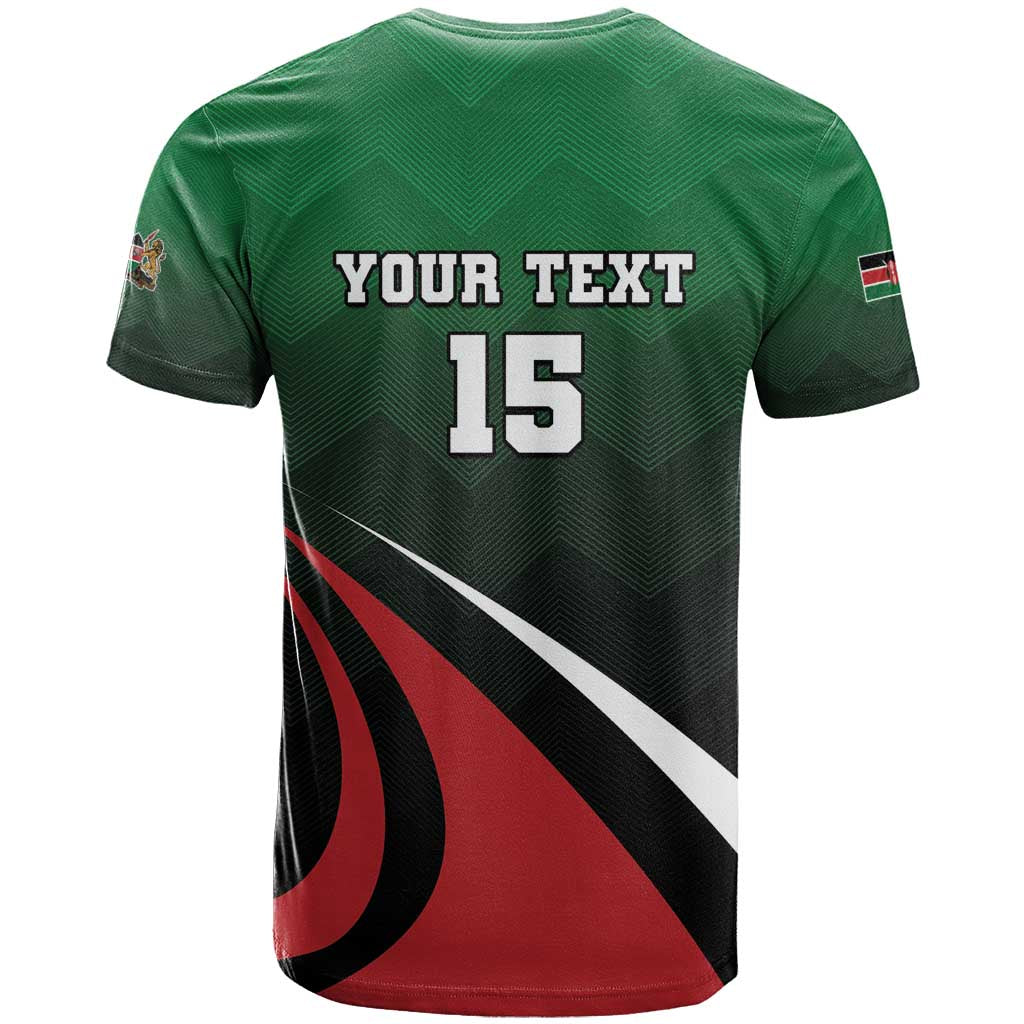 Kenya Rugby Custom T Shirt Go Simbas - Wonder Print Shop