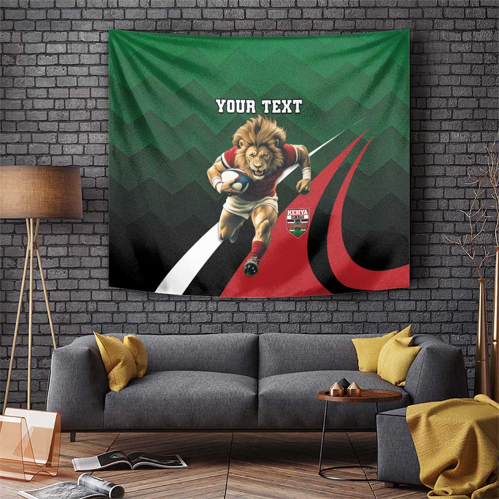 Kenya Rugby Custom Tapestry Go Simbas - Wonder Print Shop
