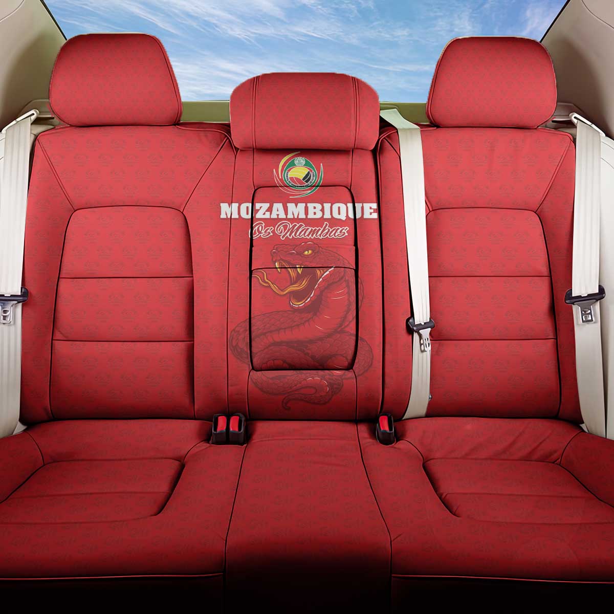 Mozambique Football Back Car Seat Cover Come On Os Mambas - Wonder Print Shop