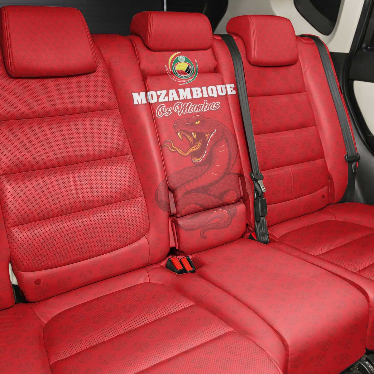 Mozambique Football Back Car Seat Cover Come On Os Mambas - Wonder Print Shop
