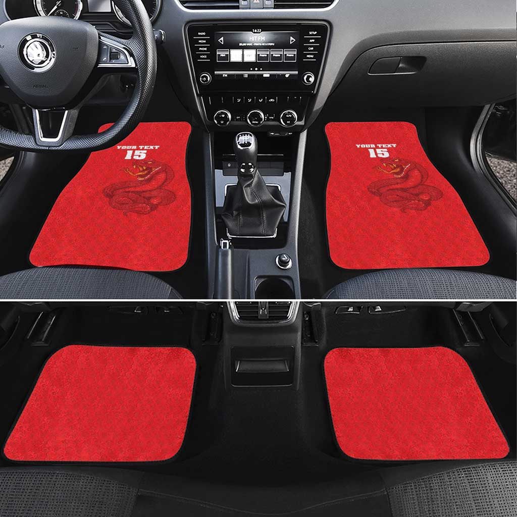 Custom Mozambique Football Car Mats Come On Os Mambas - Wonder Print Shop