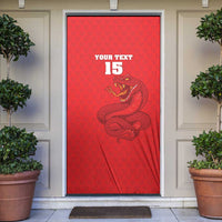 Custom Mozambique Football Door Cover Come On Os Mambas - Wonder Print Shop